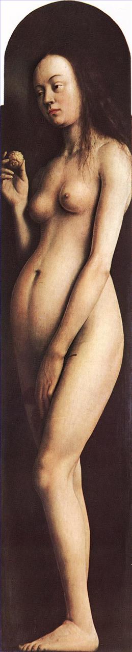 Le Retable de Gand Eve Renaissance Jan van Eyck Peintures à l'huile